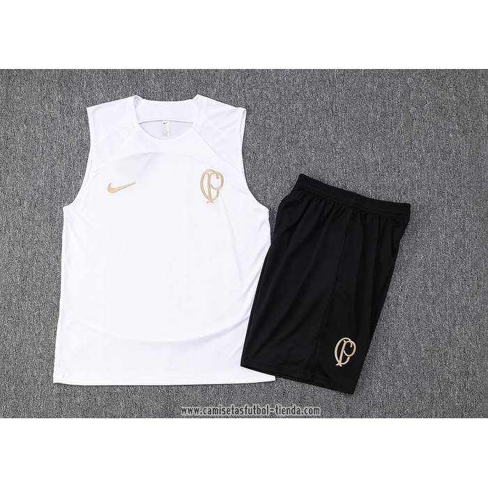 Chandal del Corinthians 2023 2024 Sin Mangas Blanco